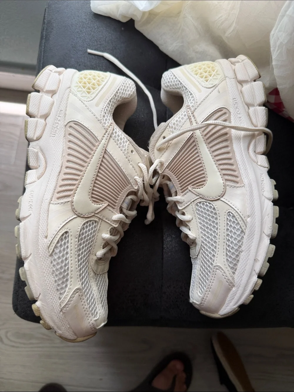 Nike Women's Light Beige Mesh & Synthetic Sneakers - Picture 5 of 5
